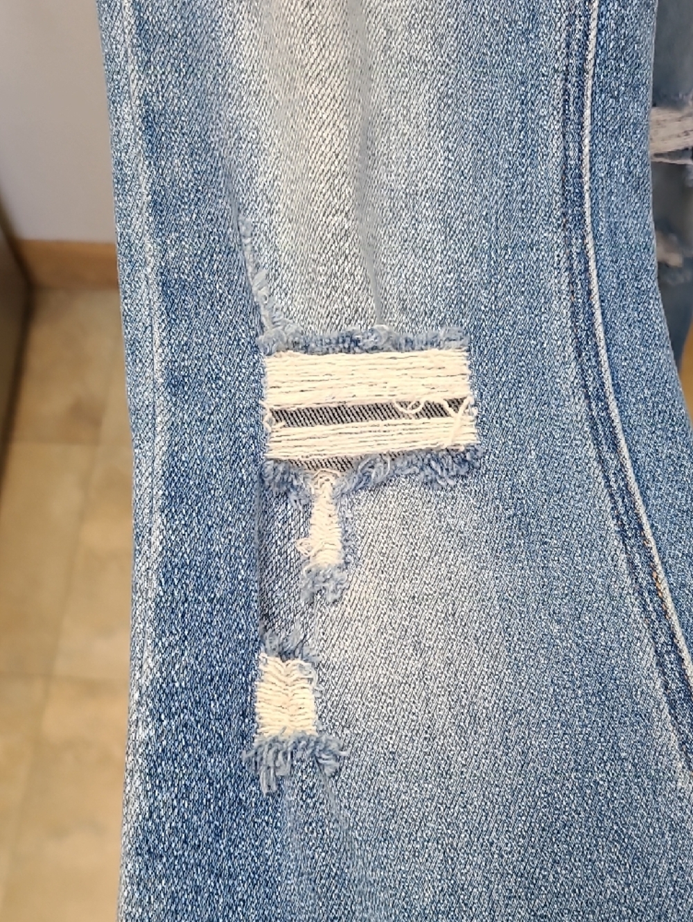 KanCan Light Blue Distressed Flare Jeans - Picture 3 of 9